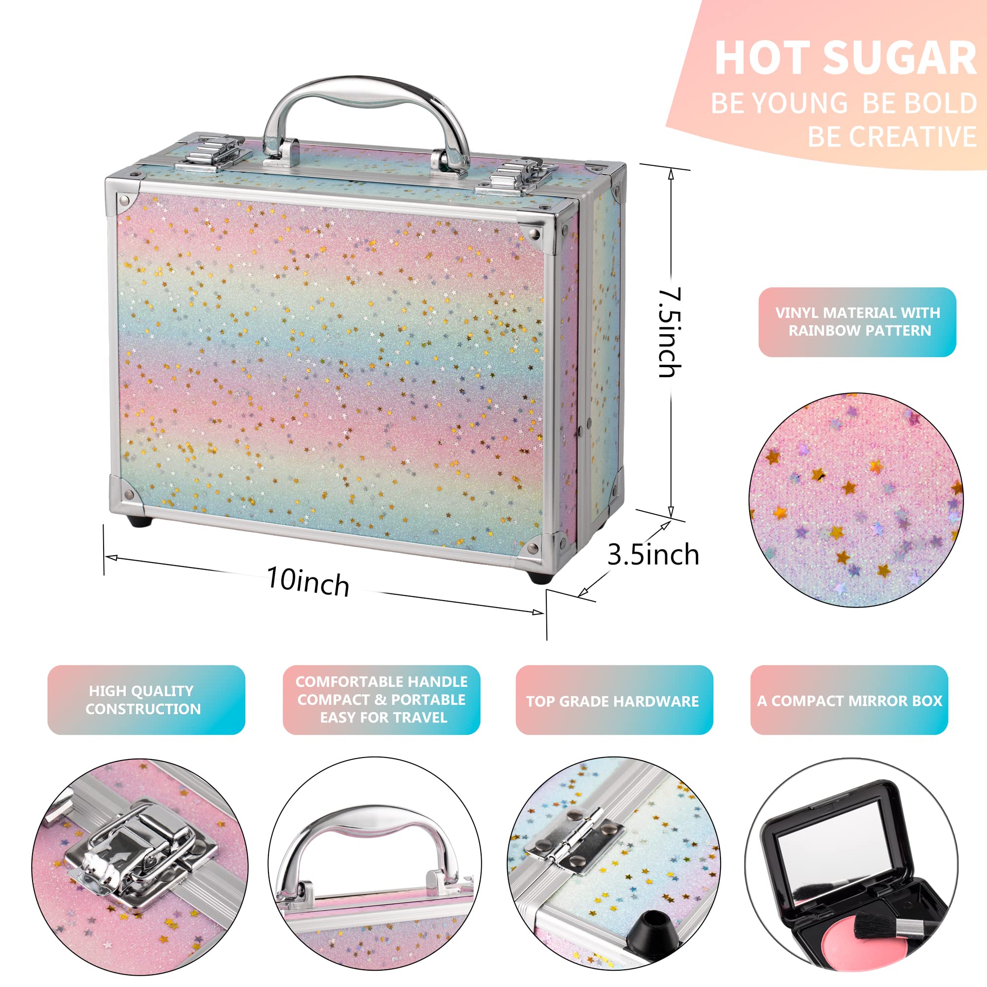Hot Sugar pigmented eyeshadow palette ready for bold day-to-night looks.