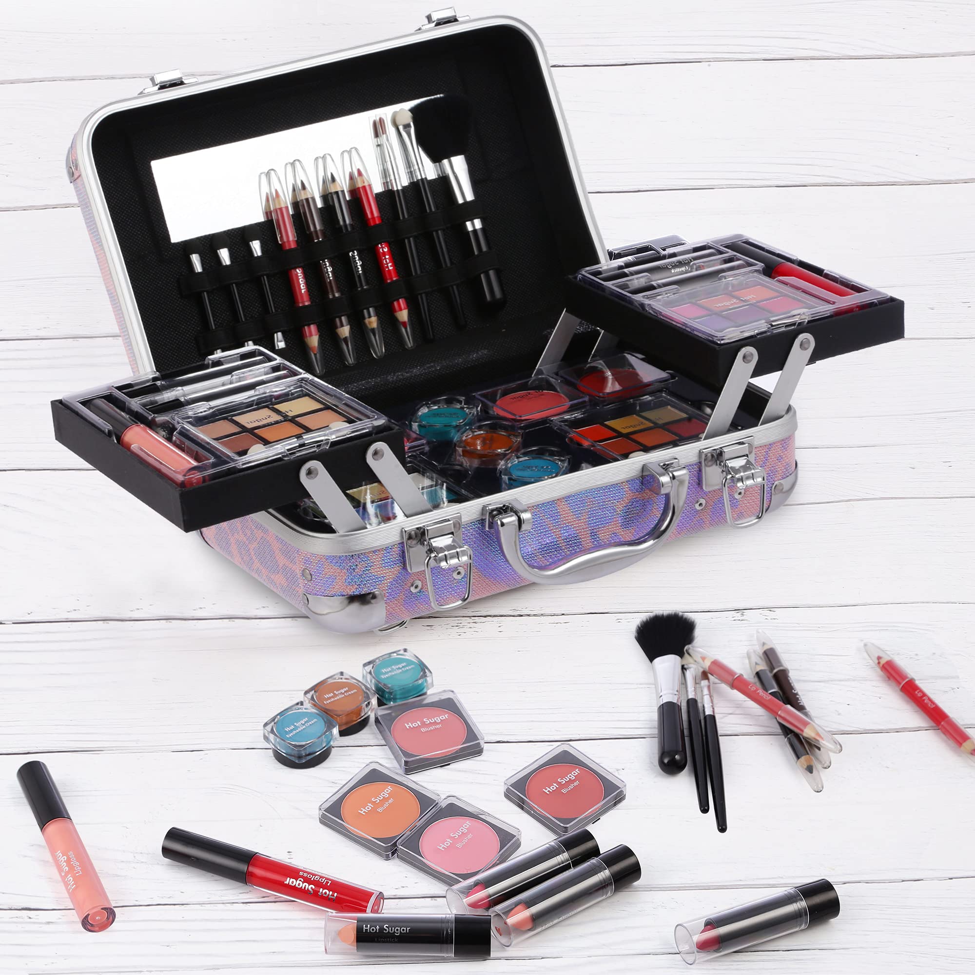Hot Sugar makeup brushes set for precise blending and flawless application