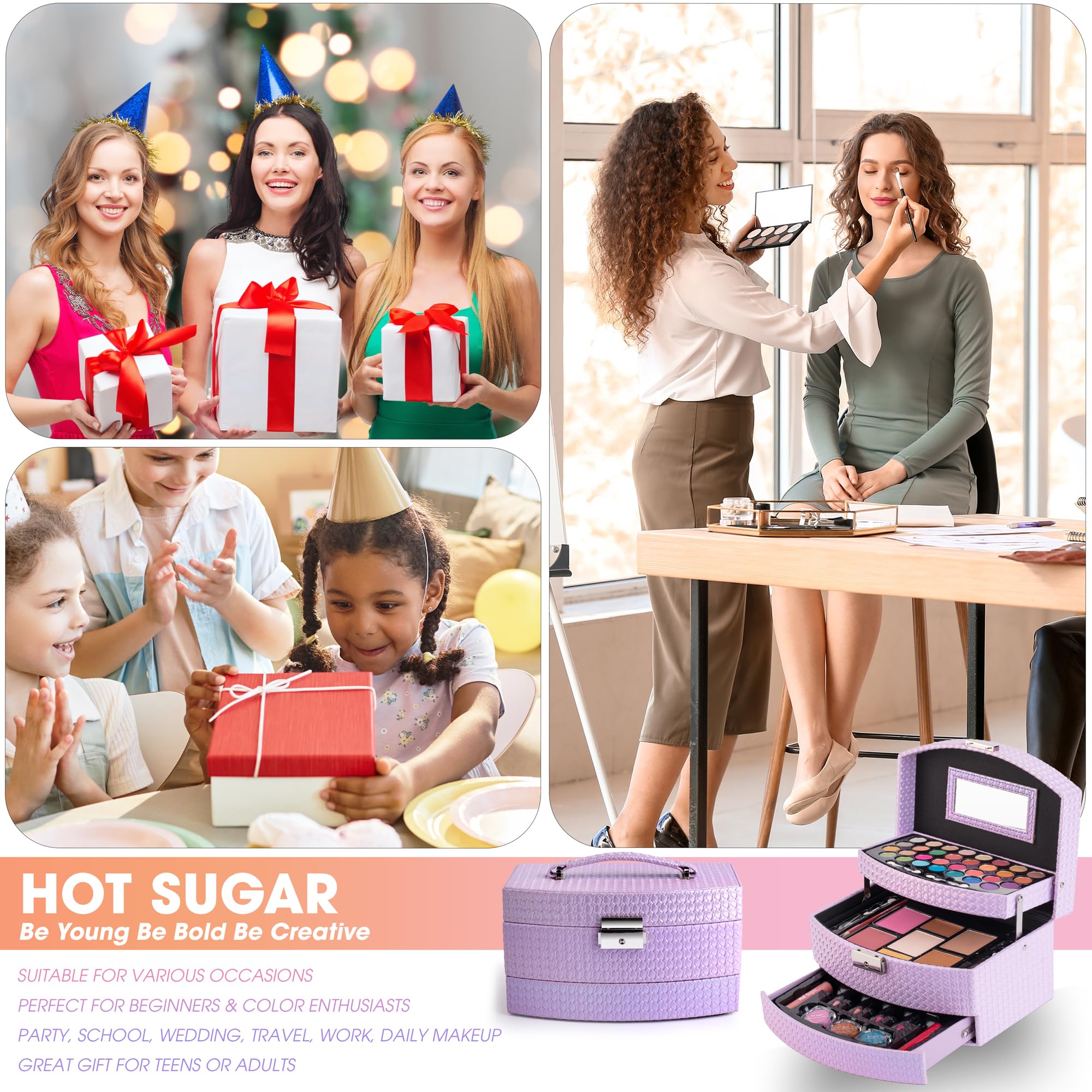 Hot Sugar brush set included for precise application and pro-like results
