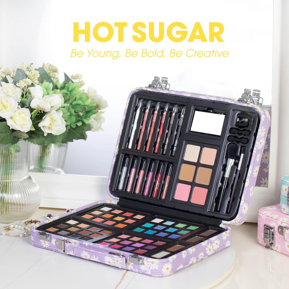 Hot Sugar makeup brushes enable smooth application for beginners.