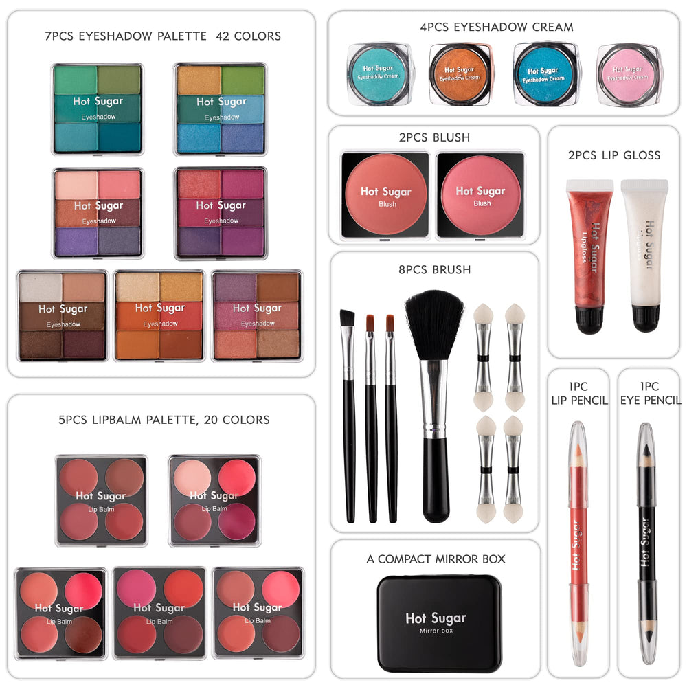 Hot Sugar eye pencils and brushes help define eyes with smooth, precise application.