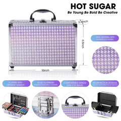 Hot Sugar makeup kit eyeshadow palette close-up showing pigmented colors for playful looks