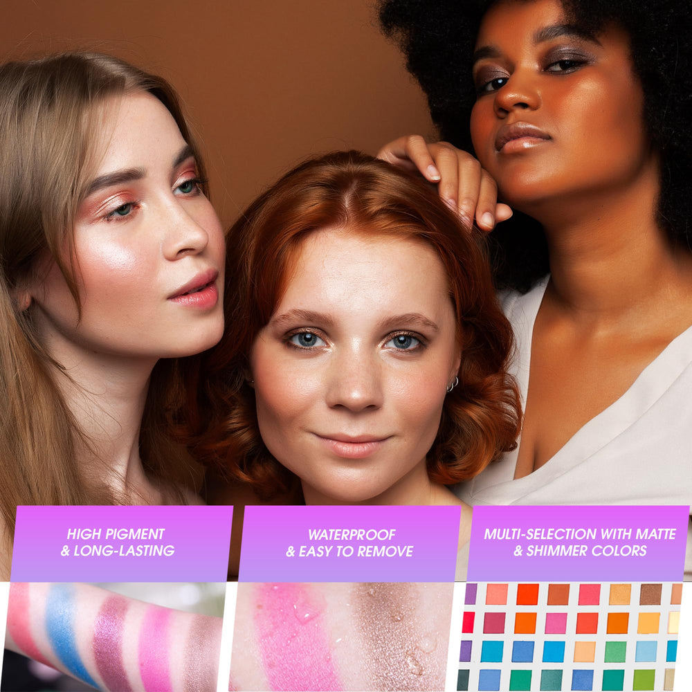 Hot Sugar seven-piece brush set arranged for precise blending and application.