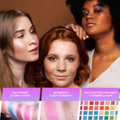 Hot Sugar seven-piece brush set arranged for precise blending and application.