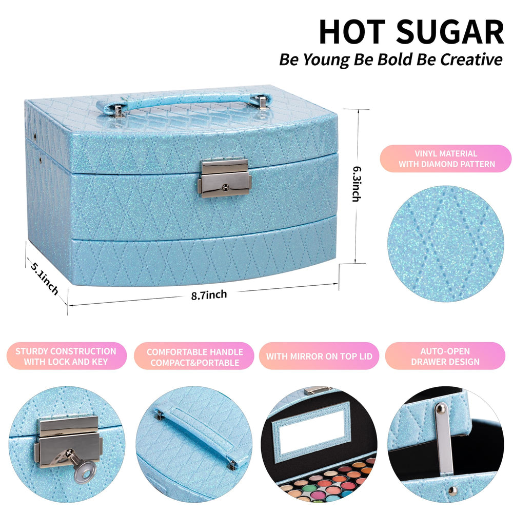 Hot Sugar teens makeup kit eye shadow palette adds vibrant color options