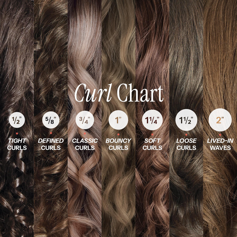 Hot Tools 1.25-inch iron in-action creating defined tousled waves.