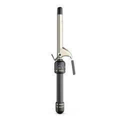 Hot Tools 24K Gold extended-barrel curling iron top view for smooth, long-lasting curls