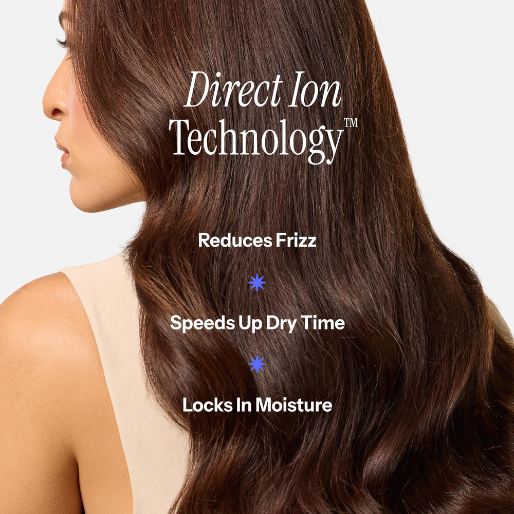 Concentrator attachment focuses airflow for precise smoothing on each section.