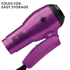 HOT TOOLS Pro Artist travel dryer with finger diffuser adds volume and natural texture.
