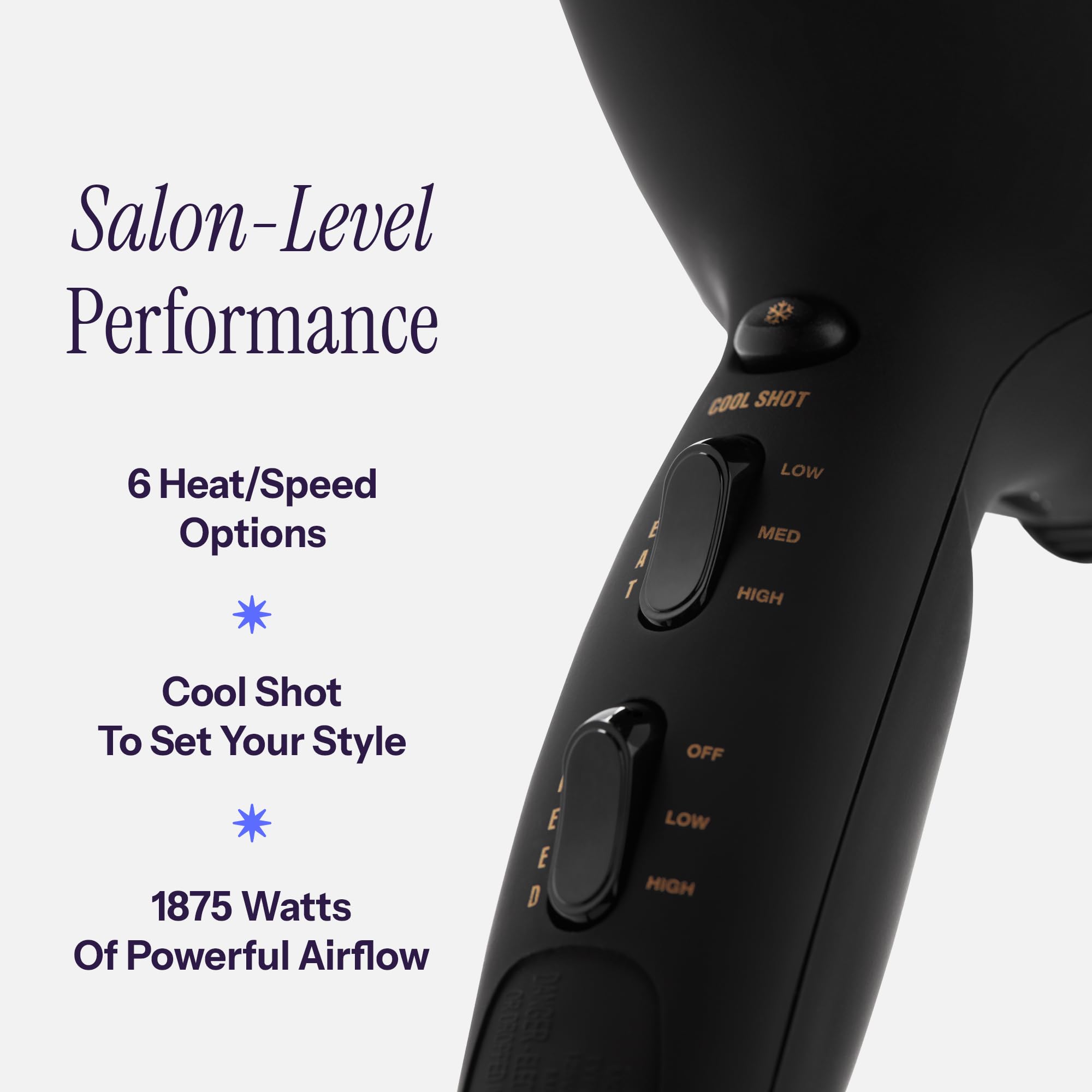 Hot Tools Pro Artist 2100 Ionic Turbo Dryer with attachments demonstrates versatile home styling capability.