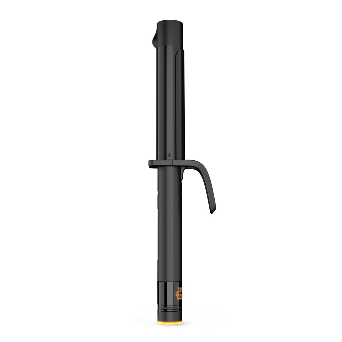 Hot Tools Pro Artist Black Gold curling iron close-up highlights glossy surface for smooth styling