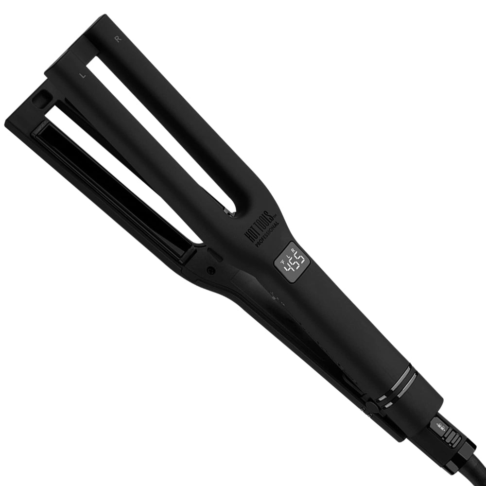 HOT TOOLS Pro Artist Black Gold dual plate setup for fast, efficient styling.
