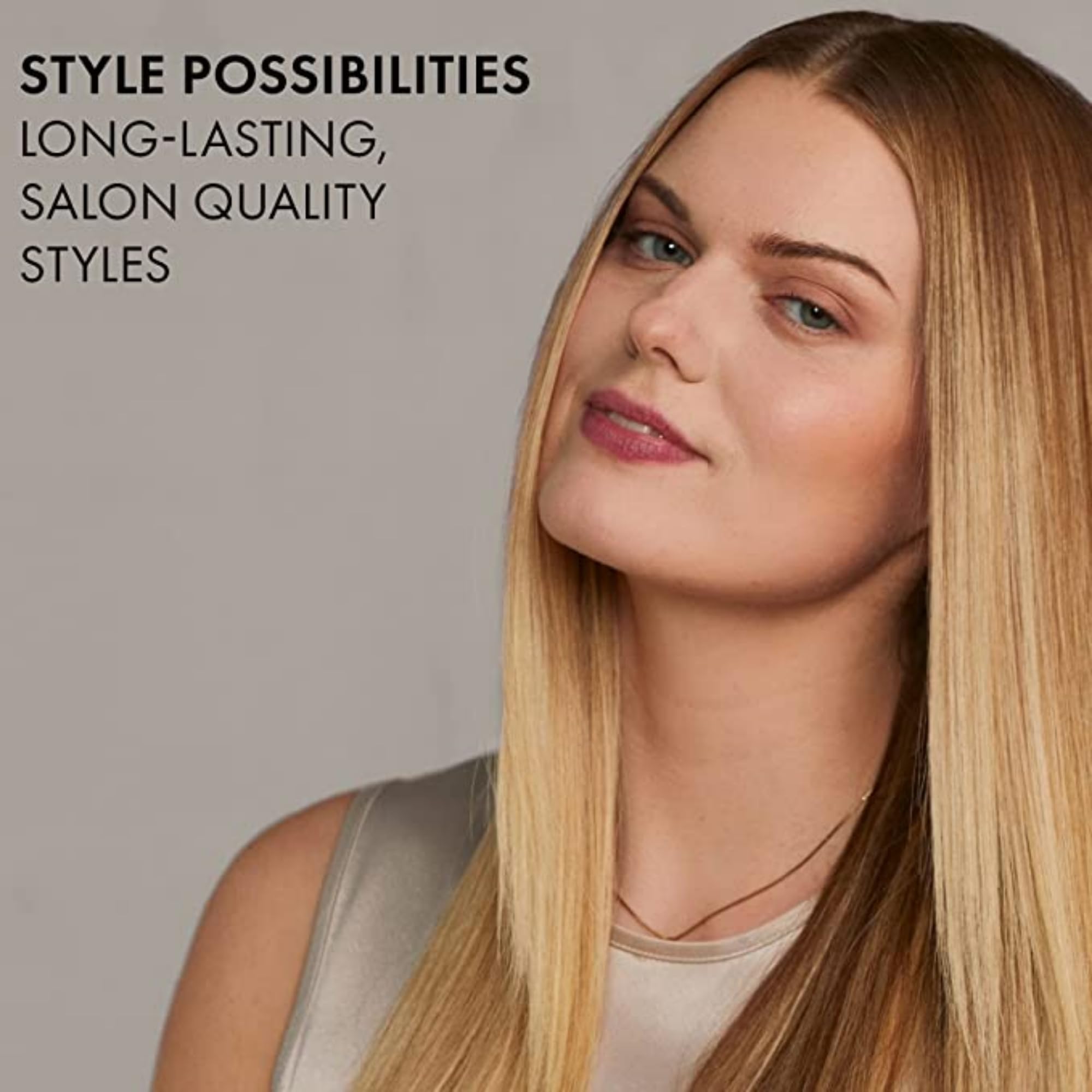 HOT TOOLS Pro Artist Black Gold Ionic flat iron digital display shows precise temperature control for styling confidence