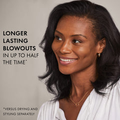 Hot Tools Pro Artist Black Gold oval-design bristles for detangling while styling.