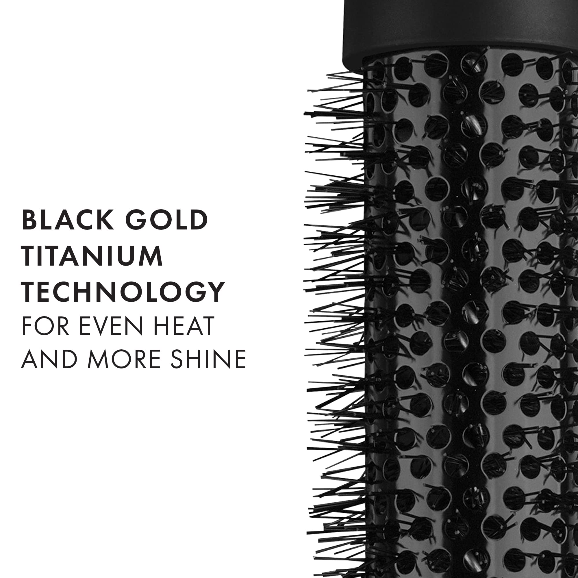Hot Tools Pro Artist Black Gold titanium coating provides smooth glide and even heat.