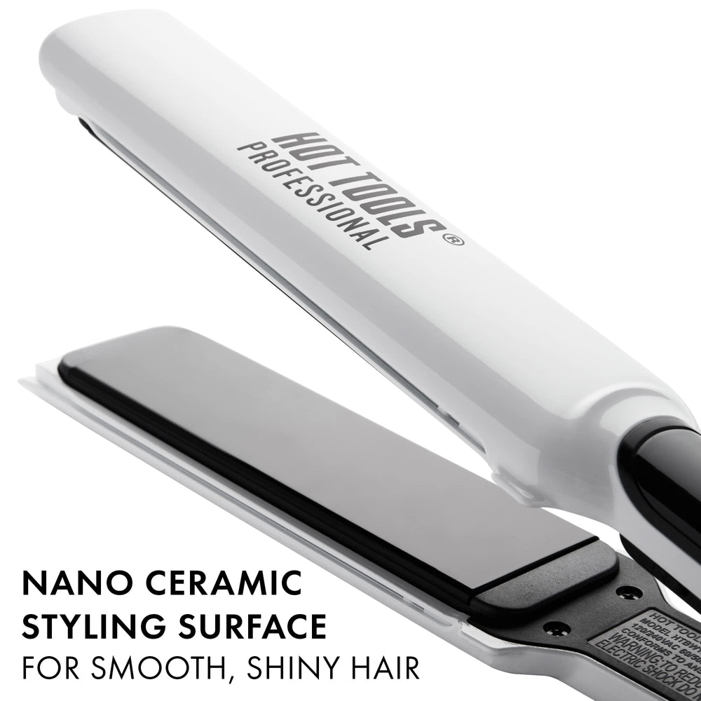 Hot Tools Pro Artist 450°F heat enables versatile straight and smooth styles.