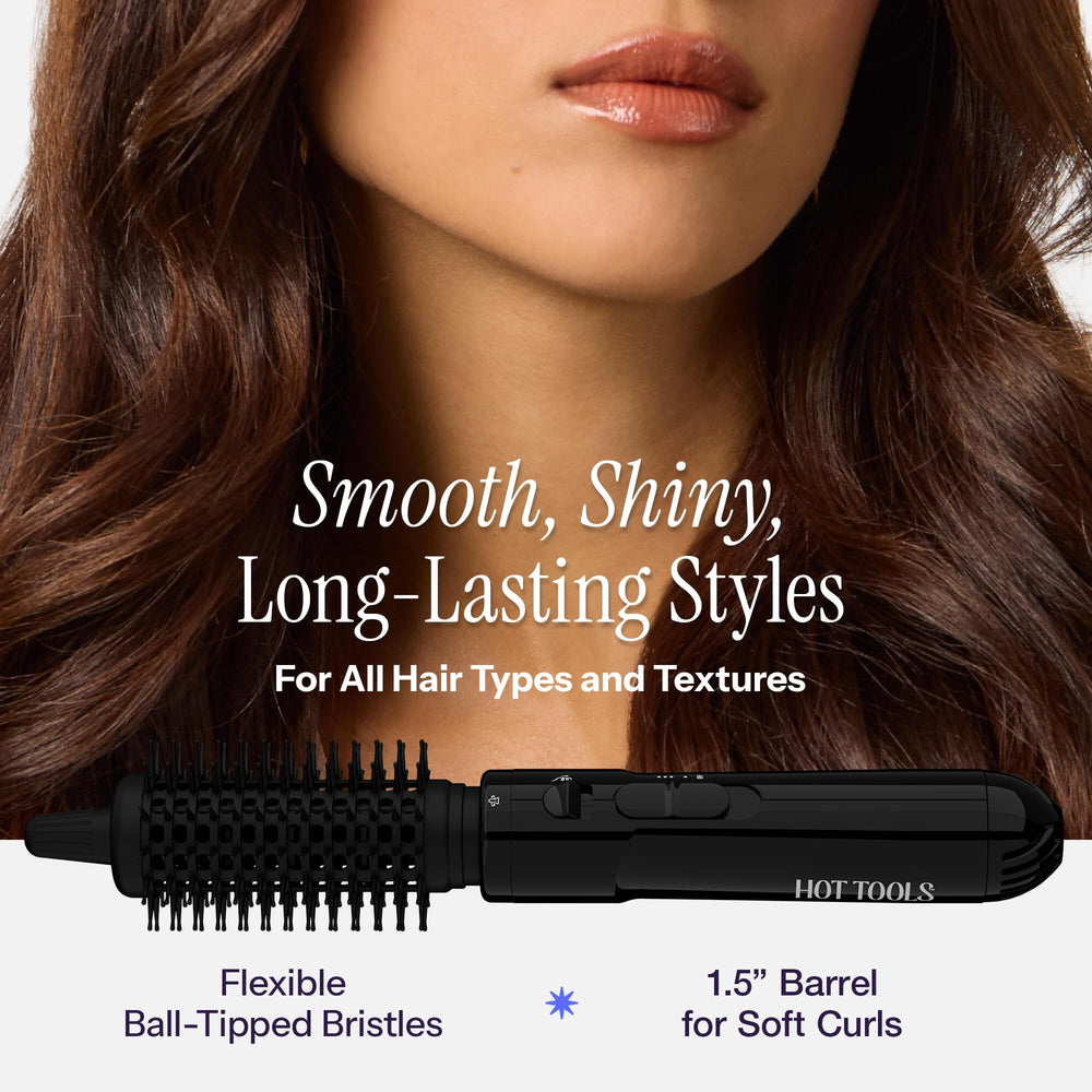 Hot Tools Pro Artist Hot Air Brush cool tip for styling protection and precision