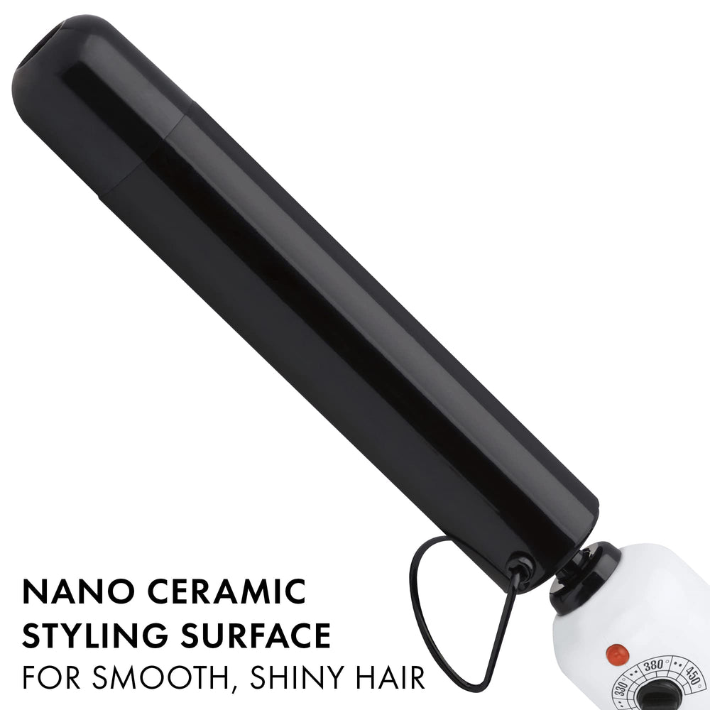 Pulse Technology maintains consistent heat on HOT TOOLS Pro Artist wand during styling.