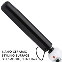Pulse Technology maintains consistent heat on HOT TOOLS Pro Artist wand during styling.