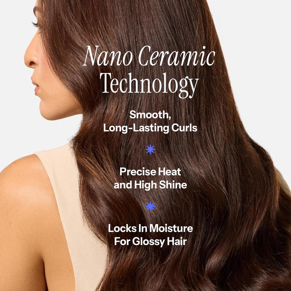 Hot Tools tapered wand with fast heat-up saves styling time.