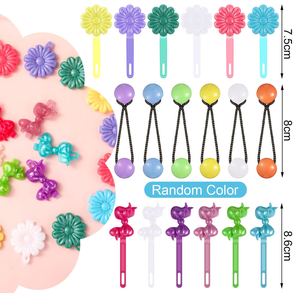 Hoteam hair barrettes bow design perfect for pigtails and playful outfits