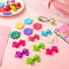 Hoteam hair ties beads and balls design delivers elastic, comfy all-day wear