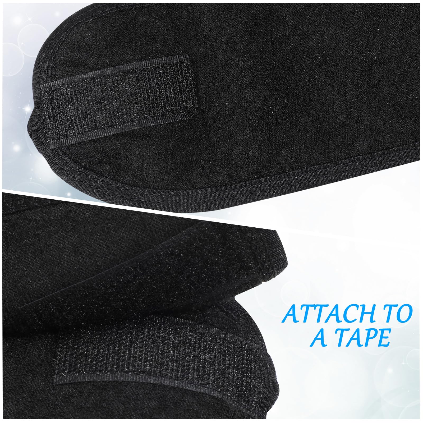 Hoteam headbands neatly stacked for easy storage and repeat use