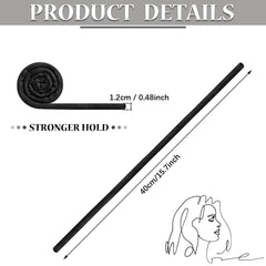 Hoteam iron-wire embedded hair ties offer bendable support for versatile styles.