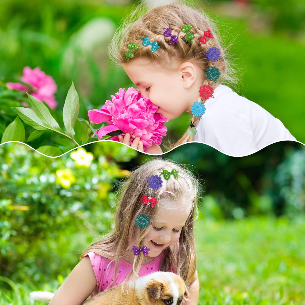 Hoteam party-ready hair clips set complements outfits with candy colors