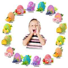 HOTLAKE dino egg surprise toy revealed during bath for interactive play