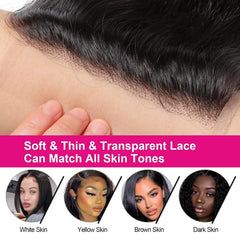 Hotlulana 5x5 deep parting space enables side or middle parts