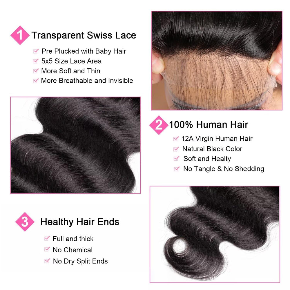 Hotlulana natural hairline close-up with pre-plucked edges for seamless blending