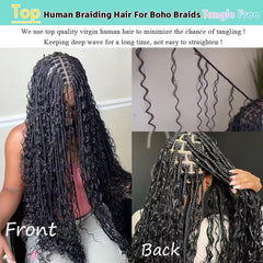 Hotlulana boho braids color options ready-to-match shade blends.