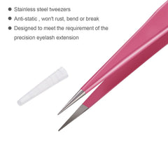 Hotop precision eyelash tweezers closeup highlighting fine tips for easy maneuvering.
