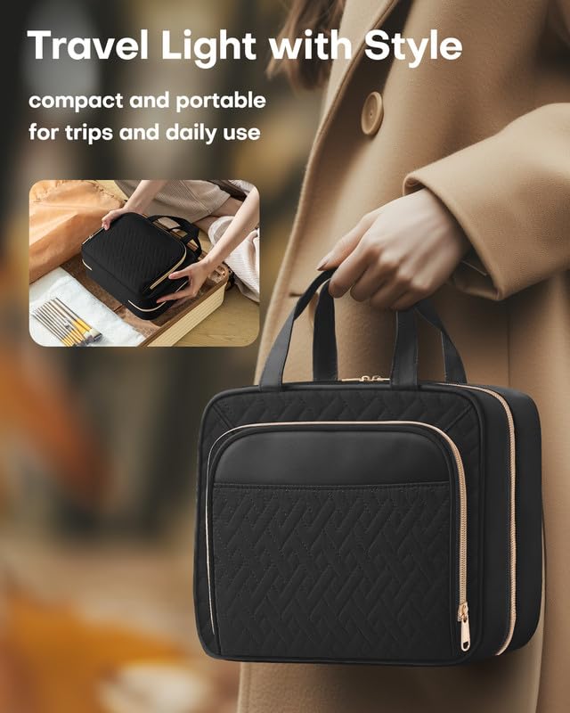 HOTOR travel toiletry bag size options fit 1–7 day itineraries