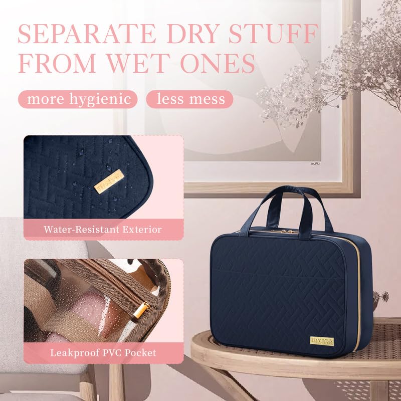 HOTOR waterproof pockets keep wet items separated and mess-free during travel.