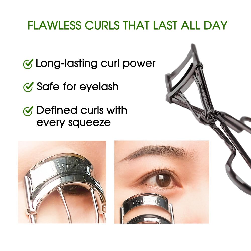 Hotosu gift-pack includes curler and bonus refill pads