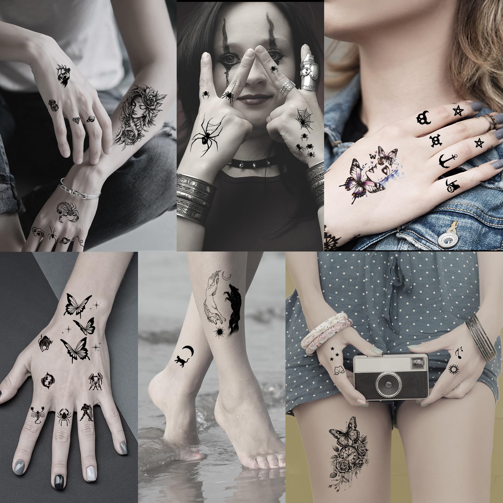 Hotoyannia waterproof tattoo application demonstrates quick durable body art