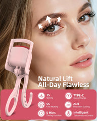 HOTRYEE 24-hour curl retention maintains lift throughout the day