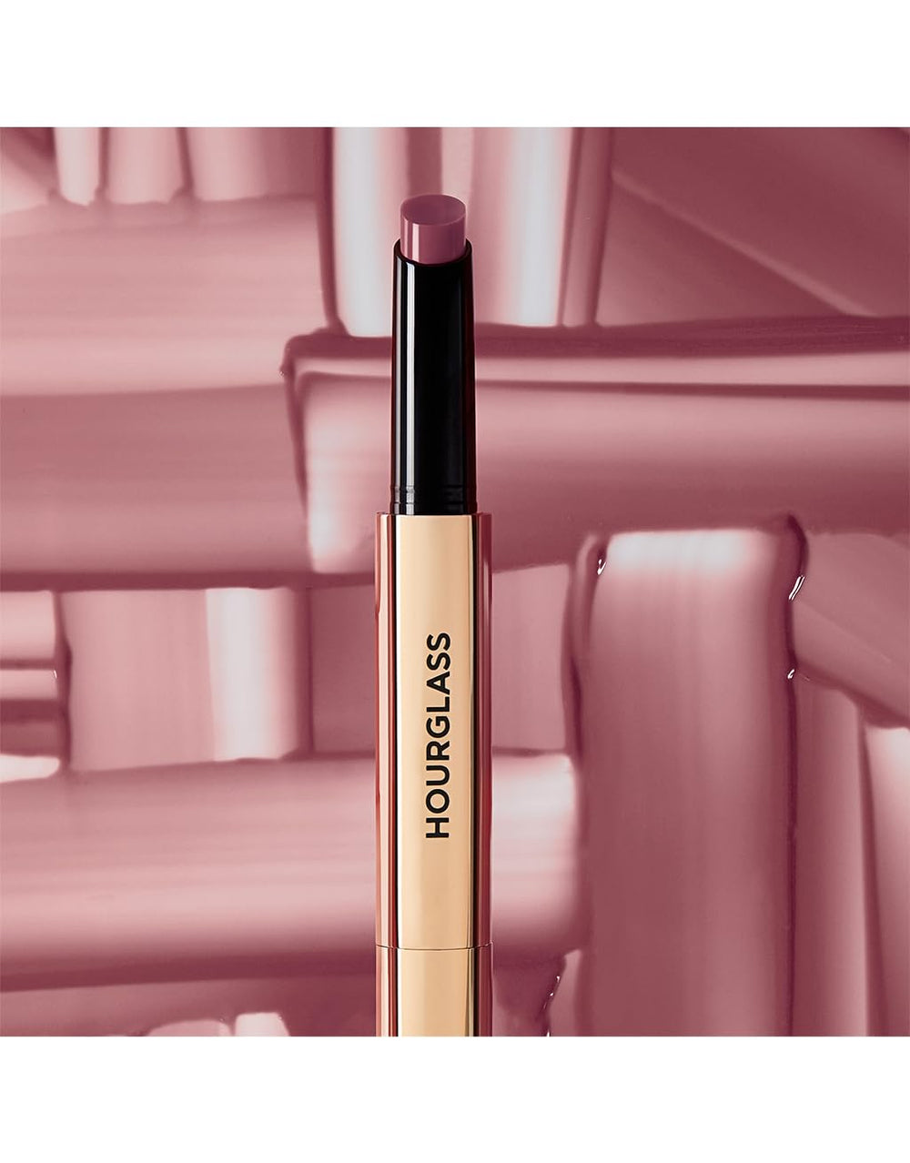 Hourglass Phantom Desire 120 vegan cruelty-free badge highlighting ethical clean beauty.