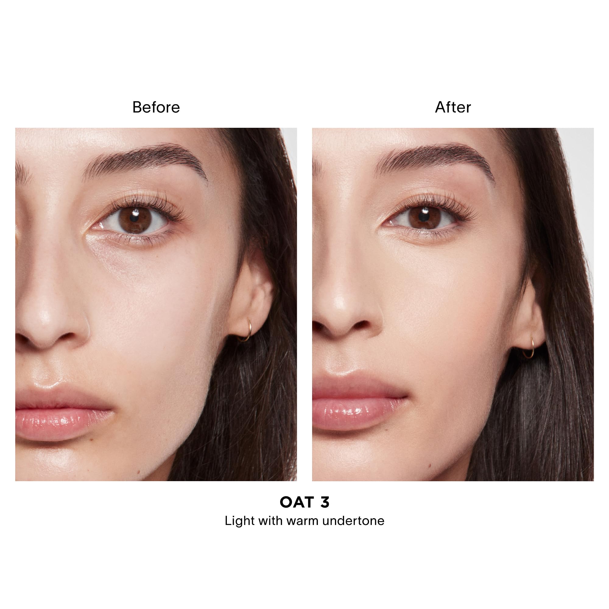 Hourglass Vanish Airbrush Concealer brush application displaying precise coverage