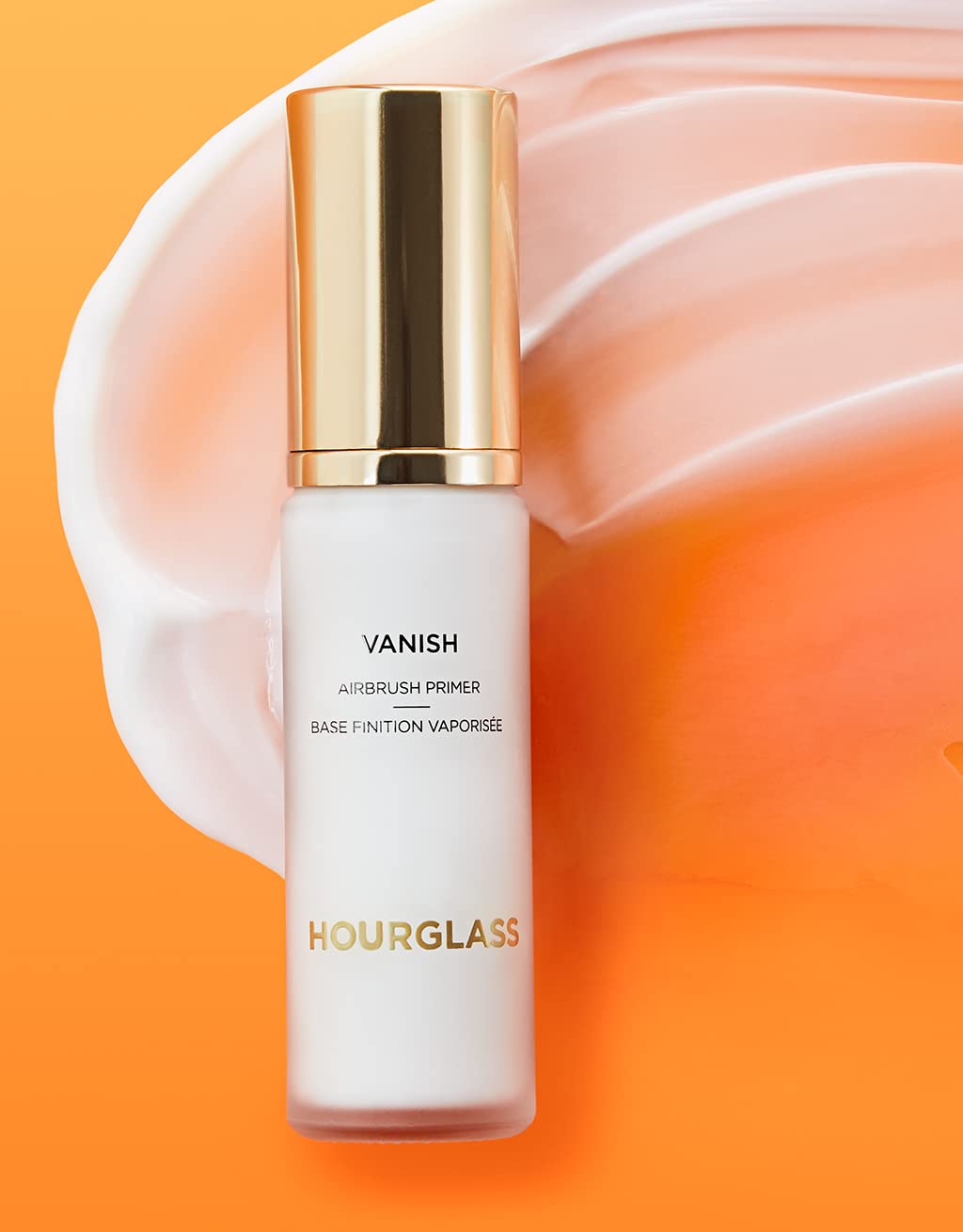 Hourglass Vanish Airbrush Primer skin-texture close-up showing pore blur.