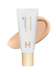 Hourglass Veil Hydrating Skin Tint bottle close-up for easy, even coverage