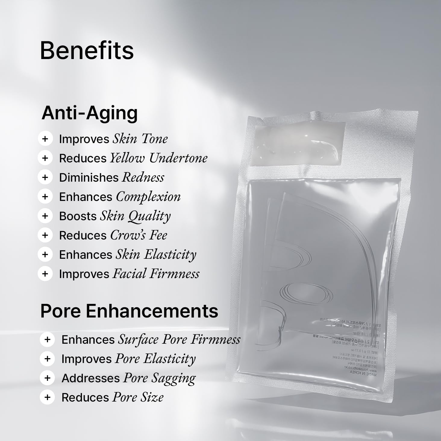House of B Glow Glutathione plumping ampoule in-use moment suggesting glow