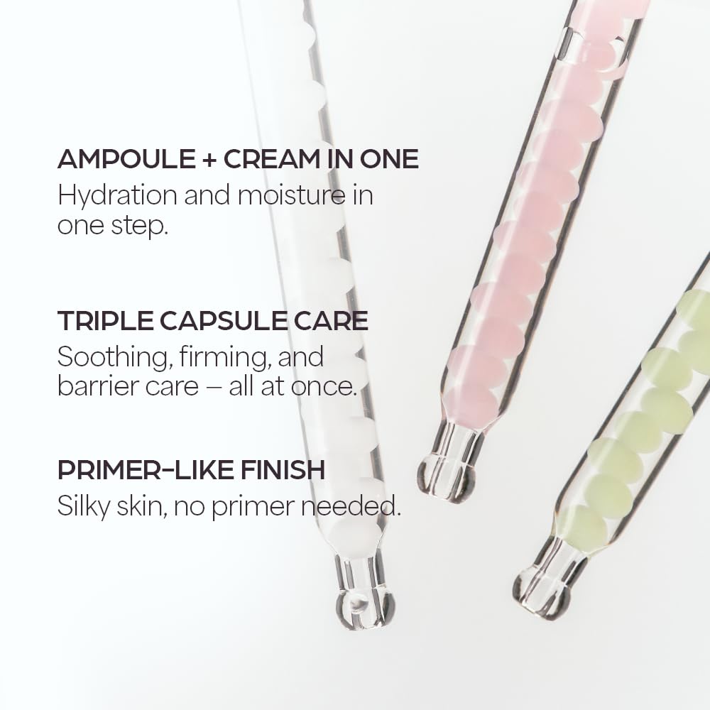 House of Hur 3x Capsule Hydro Booster Cream application routine conveys simple daily care.