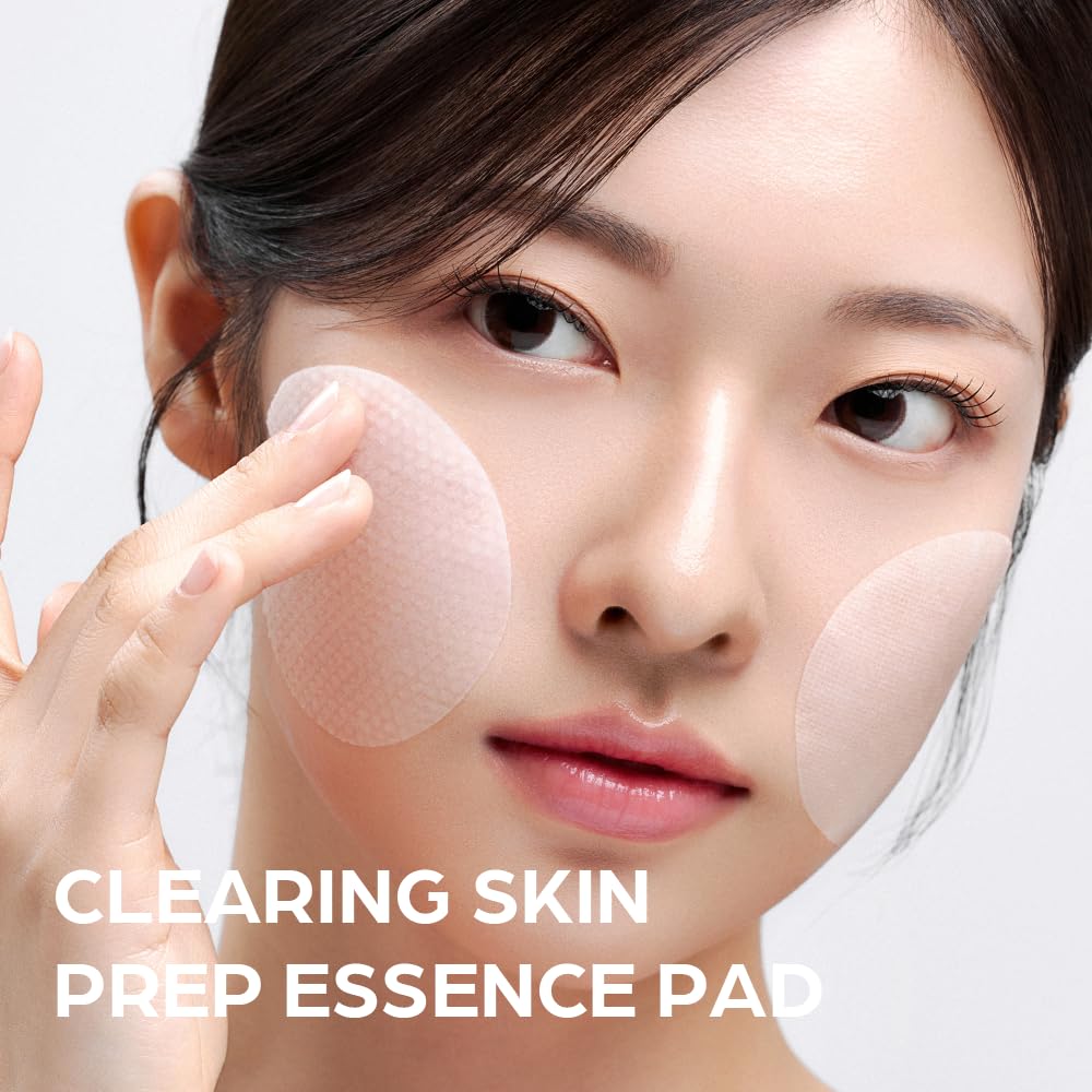 House of Hur Clearing Skin Prep Pad bottle featuring red beet extract for hydration.