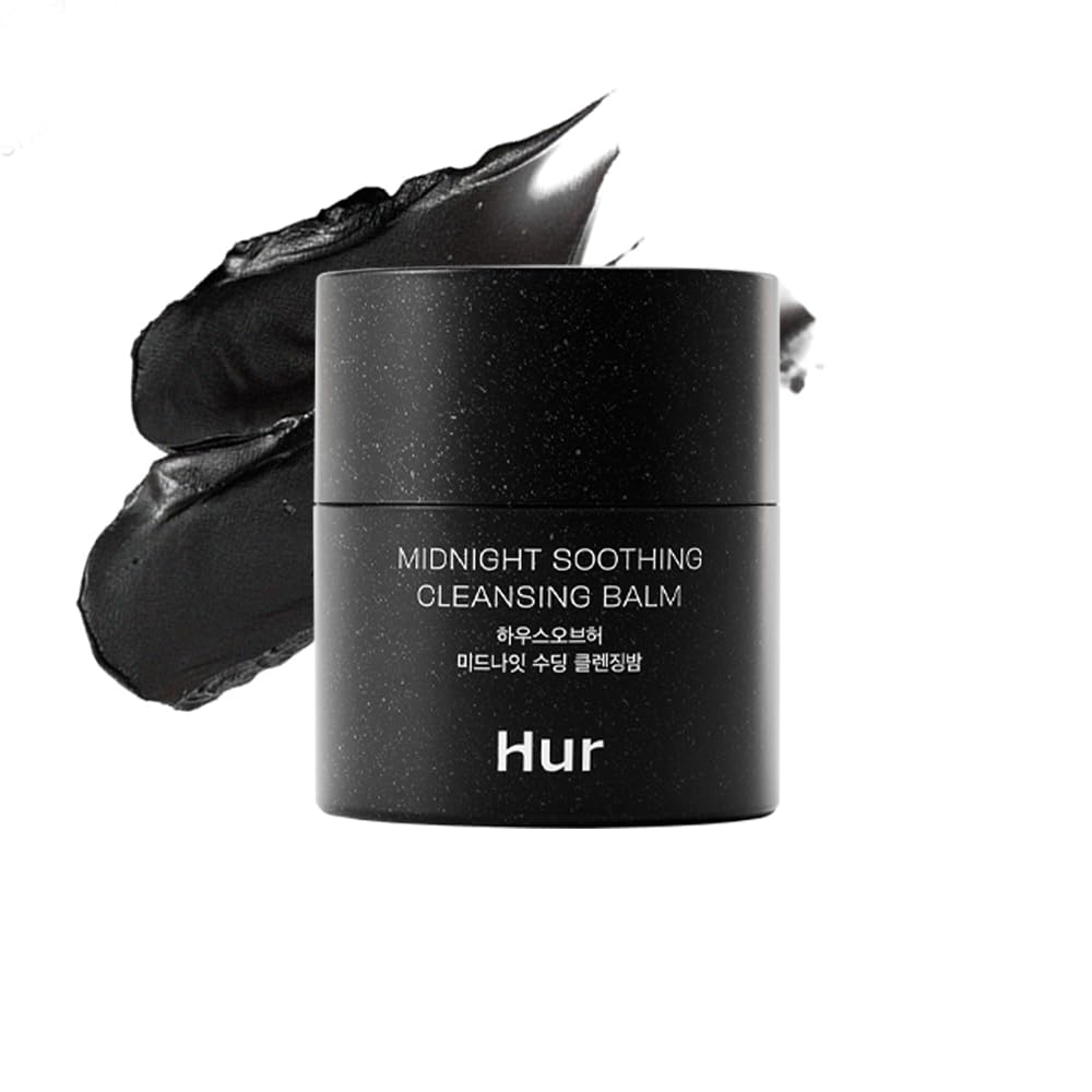 House of Hur Midnight Soothing Cleansing Balm jar closeup for hydration.