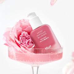 House of Hur Moist Ampoule Blusher Pink Rosie application demonstrates easy blend for everyday glow