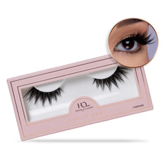 House of Lashes Iconic Demi lashes in full cat-eye look for bold drama