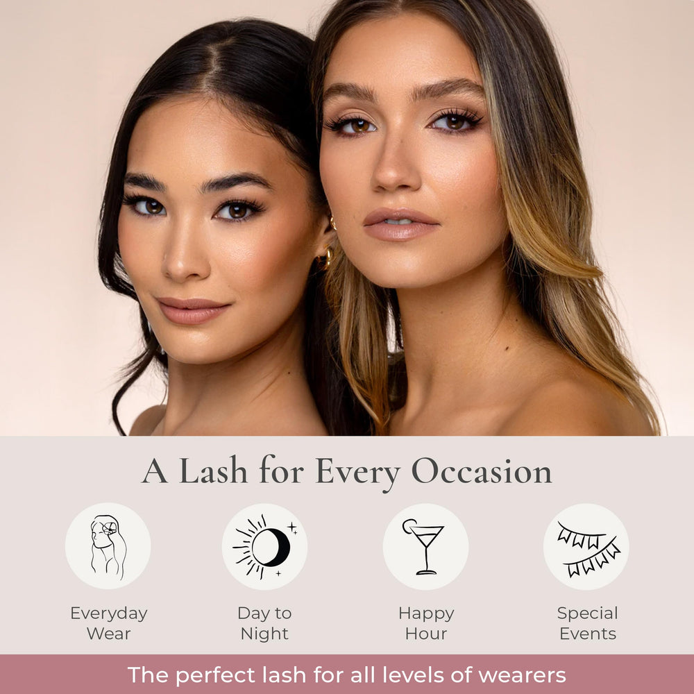House of Lashes Iconic Lite universal fit works on all eye shapes.